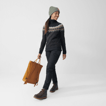 Pull Fjällräven Övik Knit Roller Neck Women Navy-Dark Navy