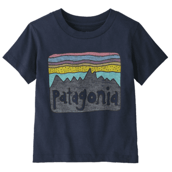 T-shirt a manches courtes Patagonia Fitz Roy Skies T-Shirt Kids New Navy