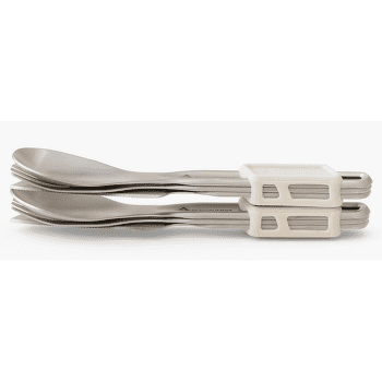 Couverts Sea to Summit Detour Stainless Steel Cutlery Set - [2P] [6 Piece] Stainless Steel Grey