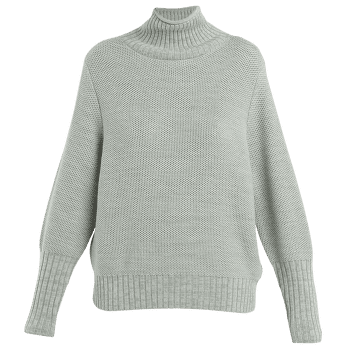Pull Icebreaker Seevista Funnel Neck Sweater Women ASHEN/MOSS
