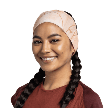Bandeau Buff Coolnet UV Wide Headband MOUTAH APRICOT