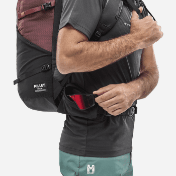 Sac a dos Millet UBIC 25 E-BLACK/DARK RED