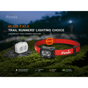 Lampe frontale Fenix Rechargeable Headlamp HL18R-T V2.0 Black