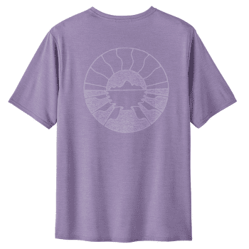 T-shirt a manches courtes Patagonia Cap Cool Daily Graphic Shirt - Waters Forgotten Island: Concrete Purple X-Dye
