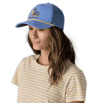Casquette de baseball Patagonia Broadcaster Hat Strata Text: Black