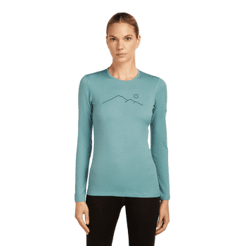 T-shirt a manches longues Icebreaker Merino 200 Oasis LS Crewe Rainer Ridge Women SUMMIT