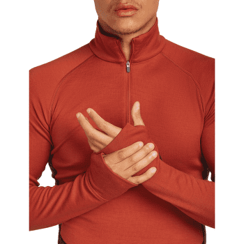 T-shirt a manches longues Icebreaker Merino 260 ZoneKnit™ LS Half Zip Men JET HTHR-011