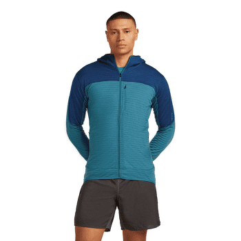 Sweat-shirt Icebreaker Merino Blend 300 RealFleece™ Descender LS Zip Men BLACK