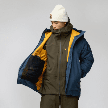 Veste Fjällräven Bergtagen 130 Insulation Jacket Men Mountain Blue-Mustard Yellow