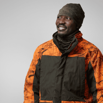 Casquettes Fjällräven Lappland Beanie Green Camo-Orange Multi Camo