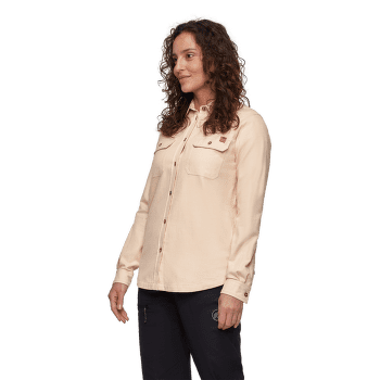 Chemises a manches longues Mammut Tamaro Undyed Longsleeve Shirt Women 7550 light brown (undyed)