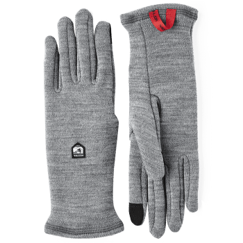 Gants Hestra Gravita Merino Liner - 5 finger Grey