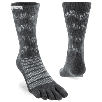 Chaussettes Injinji OUTDOOR MIDWEIGHT CREW WOOL SLATE