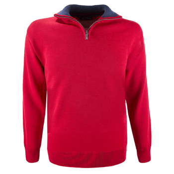 Pull (fermeture 3/4) Kama Sweater 4105 red