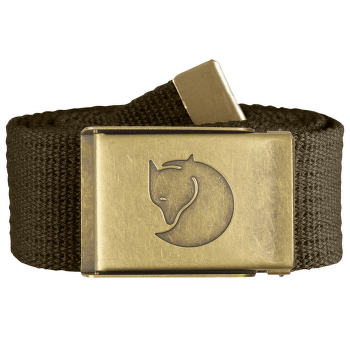 Bande Fjällräven Canvas Brass Belt Dark Olive