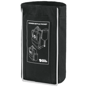 Poche Fjällräven Kanken Bottle Pocket Black