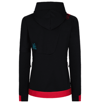Sweat-shirt La Sportiva MOOD HOODY Women Black/Hibiscus
