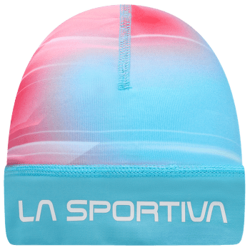 Casquettes La Sportiva RACER BEANIE Malibu Blue/Hibiscus