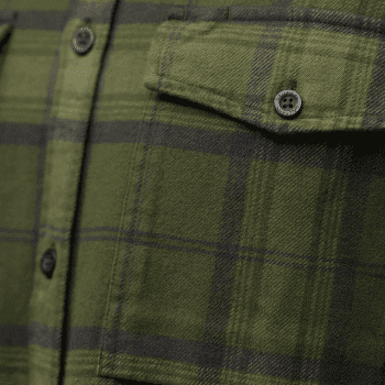 Chemises a manches longues Fjällräven Övik Twill Shirt Men Autumn Leaf-Dark Navy