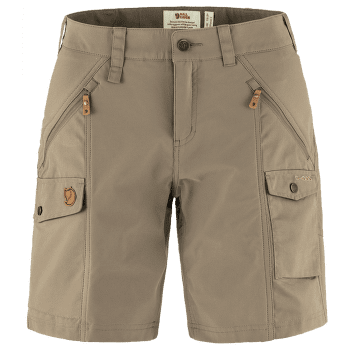 Shorts Fjällräven Nikka Shorts Curved Women Suede Brown