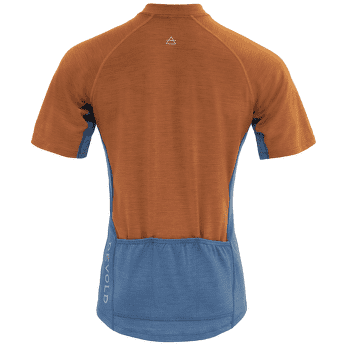 T-shirt a manches courtes Devold Standal Merino Tee Zip Neck Men 258A Blue