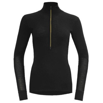 T-shirt a manches longues Devold Wool Mesh 190 Zip Neck Women 960A CAVIAR
