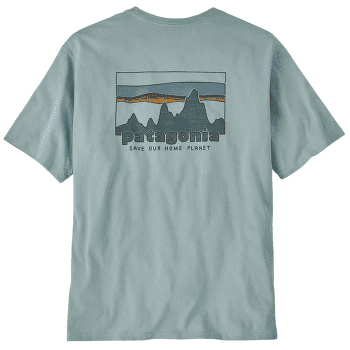 T-shirt a manches courtes Patagonia 73 Skyline Organic T-Shirt Men Thermal Blue