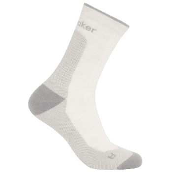 Chaussettes Icebreaker Merino Hike+ Ultralight Quarter Men ECRU HTHR/ALLOY