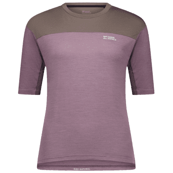 T-shirt a manches courtes Mons Royale Diversion Merino Bike Jersey Short Sleeve Mauve / Iron