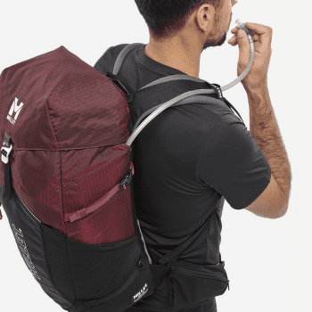 Sac a dos Millet UBIC 25 E-BLACK/DARK RED