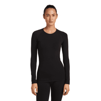 T-shirt a manches longues Icebreaker Merino 260 ZoneKnit™ Seamless LS Crewe Women BLACK