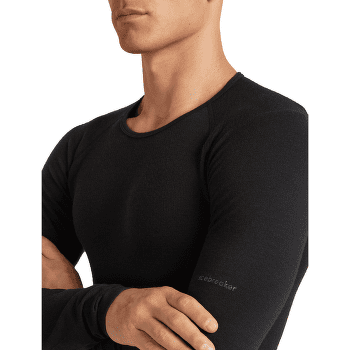 T-shirt a manches longues Icebreaker Merino 260 ZoneKnit™ Seamless LS Crewe Men BLACK