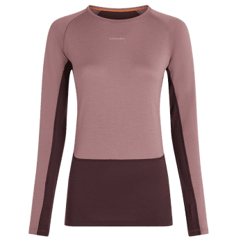 T-shirt a manches longues Icebreaker Merino 260 ZoneKnit™ LS Crewe Women JAVA/SUMMIT/CB