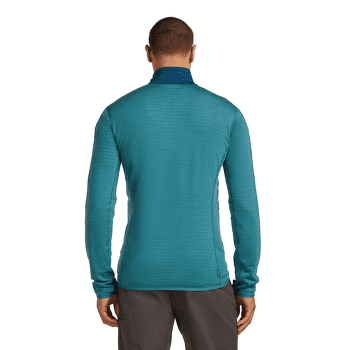 Sweat-shirt Icebreaker Merino Blend 300 RealFleece™ Descender LS Zip Men TOPAZ/ATLANTIS/CB