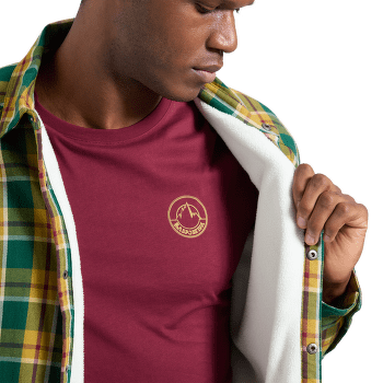 Chemises a manches longues La Sportiva RAMBLER LINED FLANNEL SHIRT MEN Night Sky/Savana