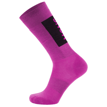 Chaussettes Mons Royale Unisex Atlas Merino Snow Sock Purple Bolt