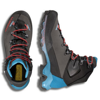 Chaussures La Sportiva Aequilibrium Trek Women GTX Carbon/Malibu Blue_G00B02
