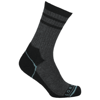 Chaussettes Lorpen Wool Hike 2 Pack Crew 5437 WHALES GREY/BLUE