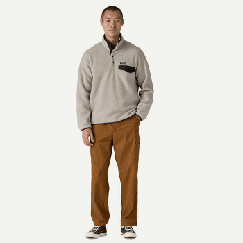 Sweat-shirt Patagonia Lightweight Synch Snap-T Pullover Men Salmon Energy: Old Growth Green