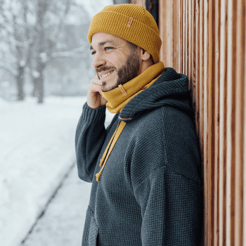 Cache-cou Kama KNITTED MERINO NECKWARMER KAMA S31 black