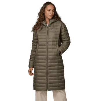 Veste longue Patagonia Recycled Down Sweater Parka Women Black