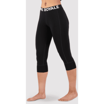 Leggings 3/4 Mons Royale Cascade Merino Flex 200 3/4 Legging Women Black
