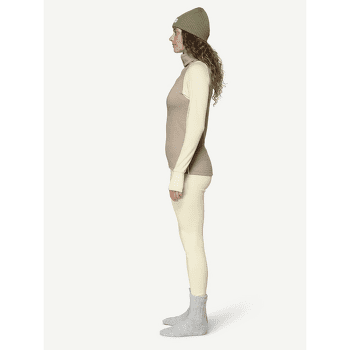 Pull Devold Expedition Merino Silk Zip Women 000B  OFFWHITE/STONE