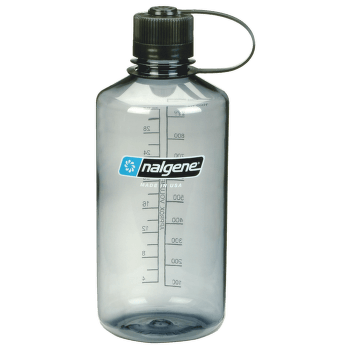 Bouteille Nalgene Narrow Mouth Trans 1000 ml Gray 2078-2027