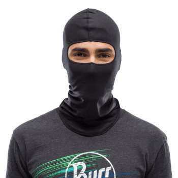 Capuche Buff Balaclava Merino Lightweight SOLID BLACK