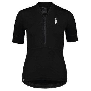 T-shirt a manches courtes Mons Royale Cadence Half Zip Women Black