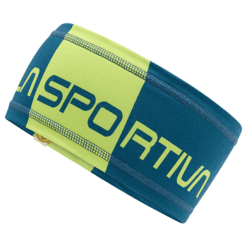 Bandeau La Sportiva Diagonal Headband Storm Blue/Lime Punch