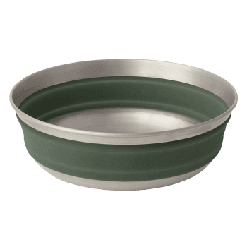 Bol Sea to Summit Detour Stainless Steel Collapsible Bowl - M Laurel Wreath Green