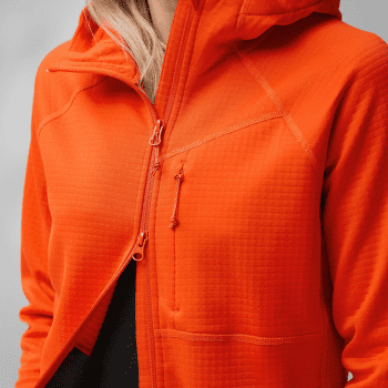 Sweat-shirt Fjällräven Abisko Grid Fleece Hoodie Women Breeze Blue
