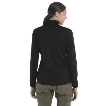 Sweat-shirt Icebreaker Merino 560 Realfleece™ Elemental LS Zip Women Black